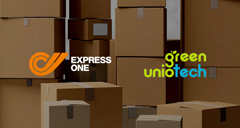 Csomagküldés webshopokra szabva: Express One X Green-Uniotech