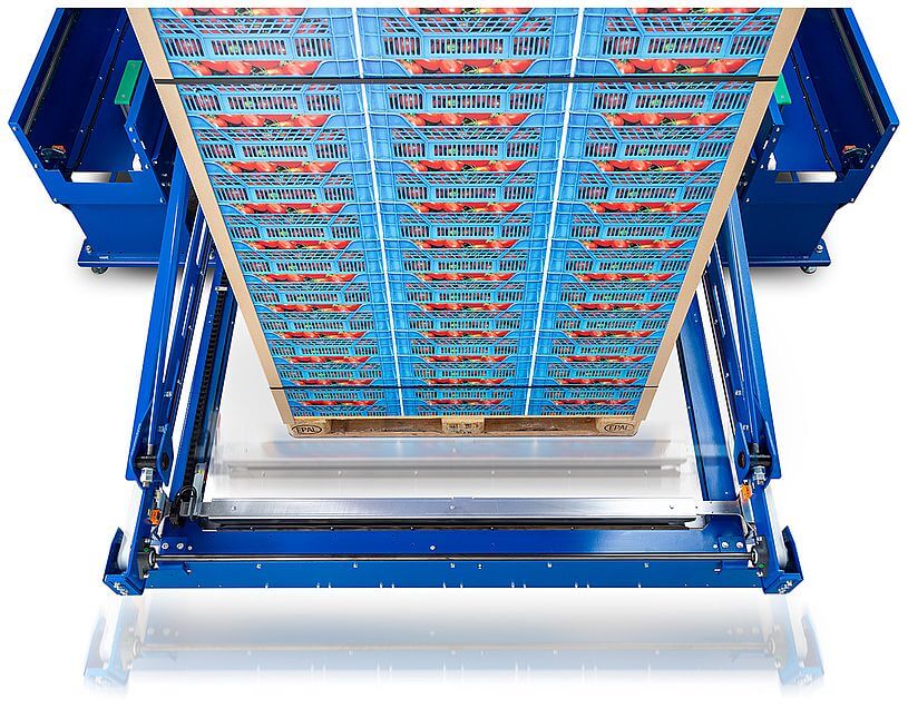 Pántológép műanyag ládák és rekeszek biztonságos szállításához