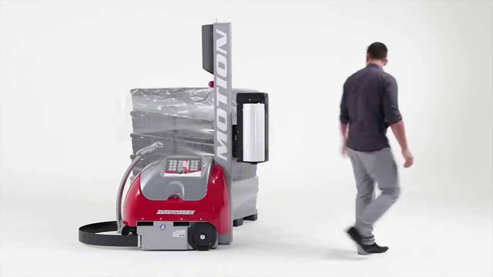 Önjáró fóliázó gép: sokoldalú gép sokféle raklaphoz!