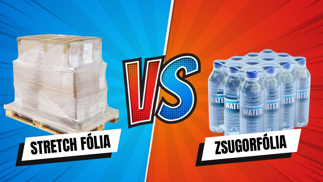 Stretch fólia vagy zsugorfólia: mikor melyiket érdemes használni?